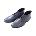 Сини мъжки боти, естествен велур - всекидневни обувки за есента и зимата N 100015065